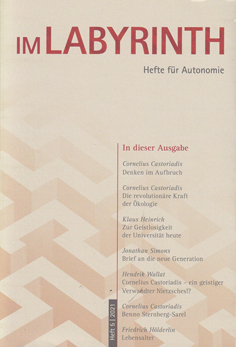 Im Labyrinth - Hefte für Autonomie 5