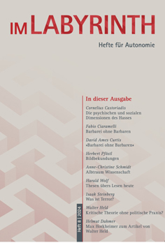 Im Labyrinth - Hefte für Autonomie 8