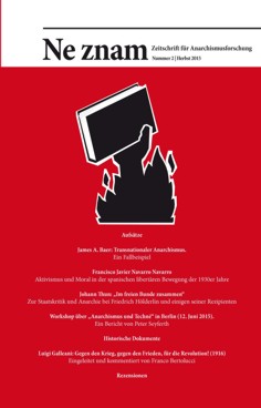 Ne znam - Zeitschrift für Anarchismusforschung Nummer 2